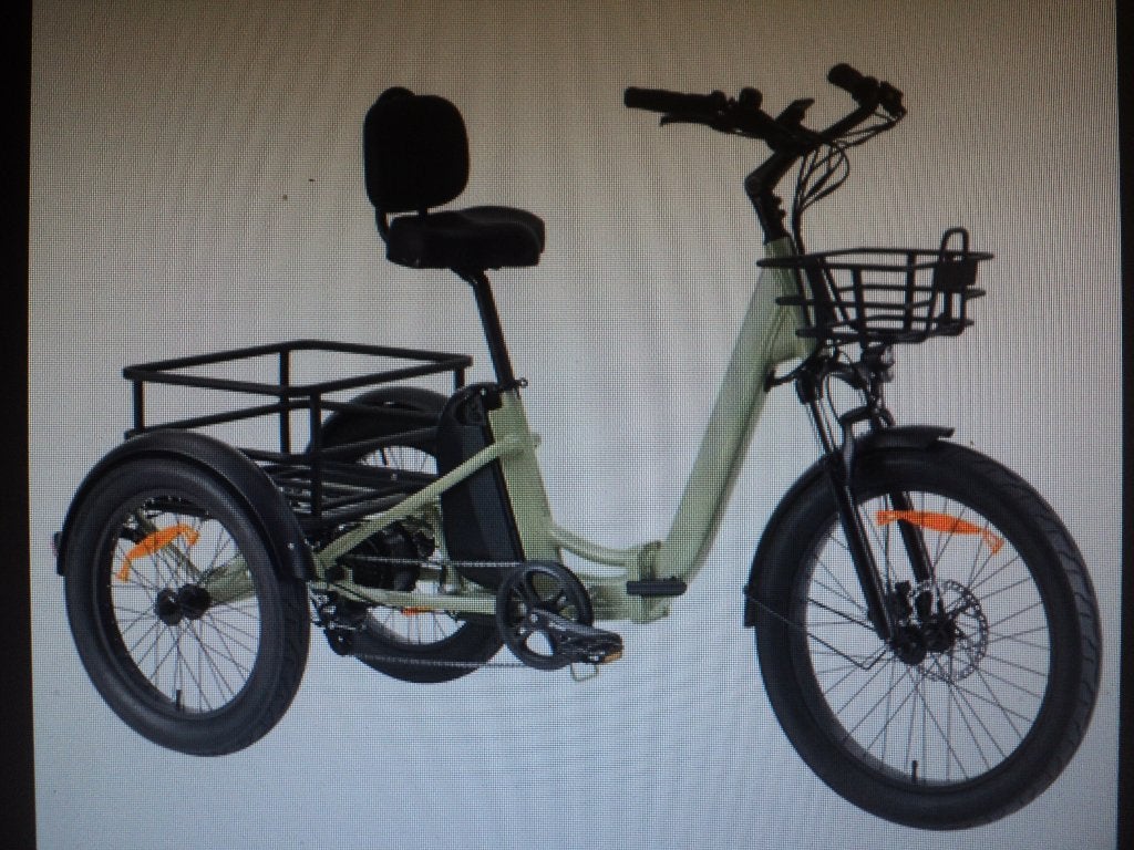 Nieuw elektrische fiets driewieler, Ophalen, Nieuw, Overige merken, Verstelbare zitting