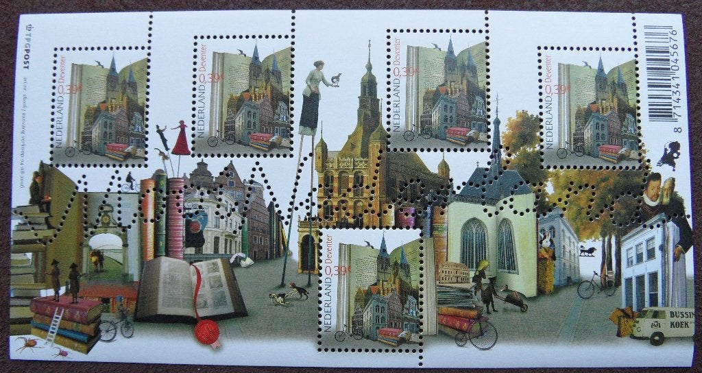 Velletje postzegels –  Mooi Nederland 2006  - Deventer, Ophalen of Verzenden, Postfris