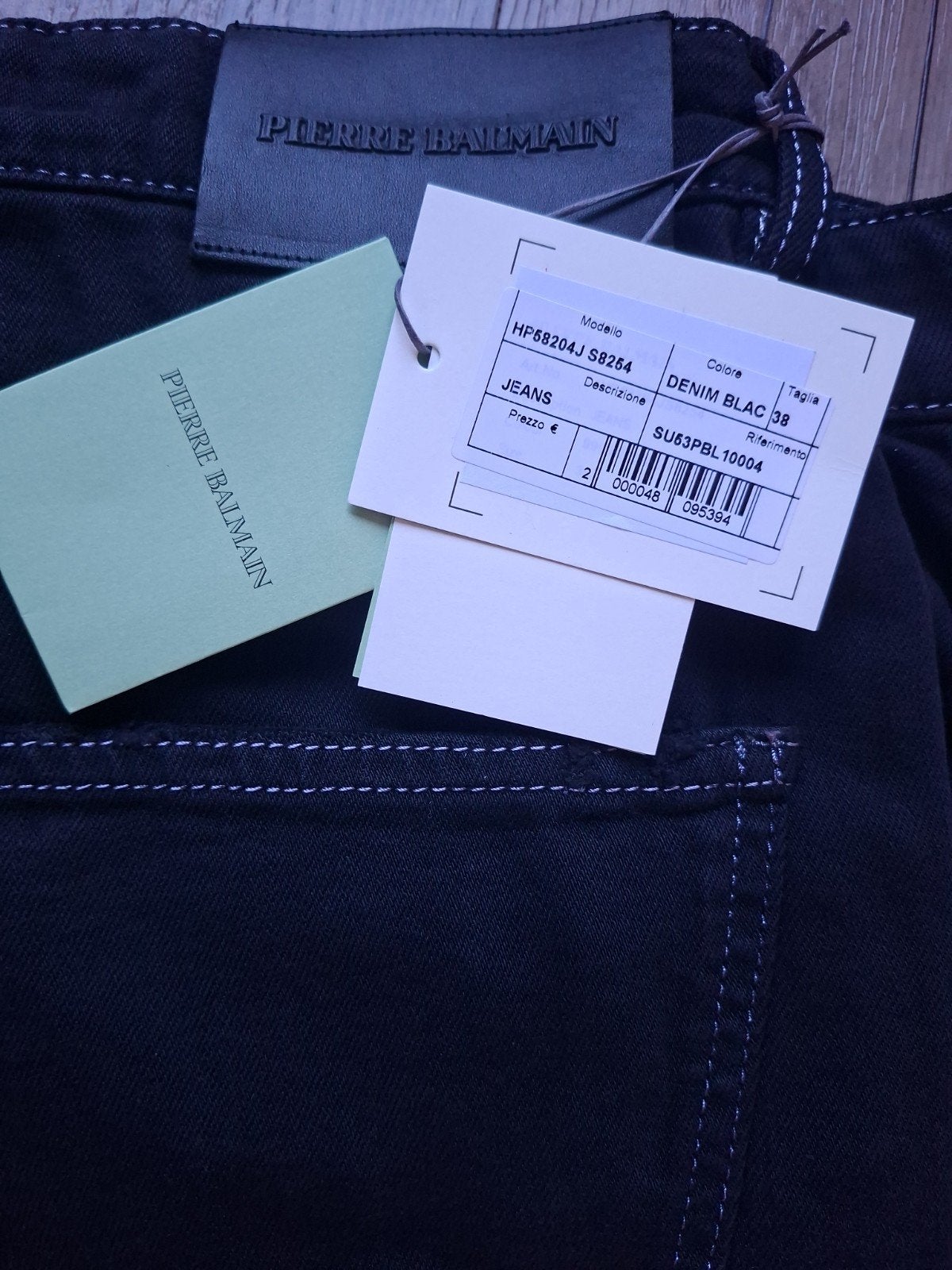 PIERRE BALMAIN jeans maat 38, W36 - W38 (confectie 52/54), PIERRE BALMAIN, Zwart, Nieuw