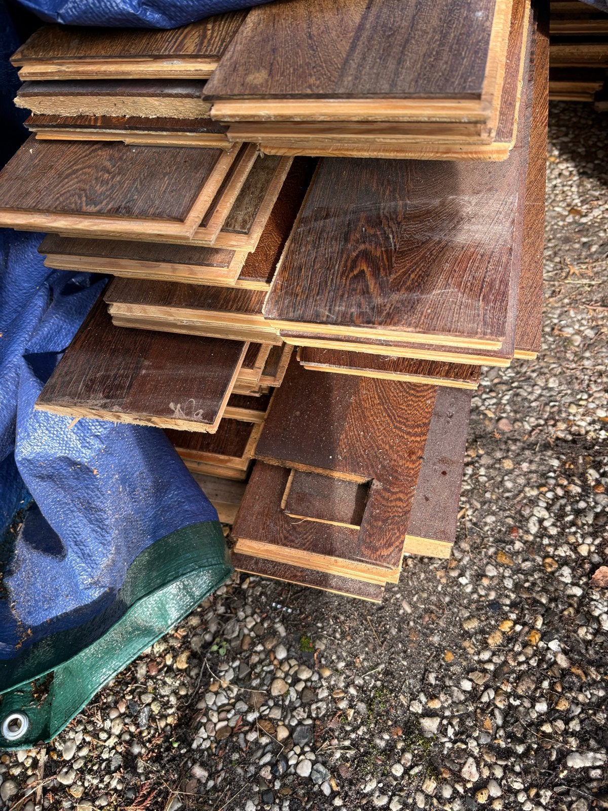 Parket ca. 40 m2, ook als wanddecoratie te gebruiken, Gebruikt, 10 m² of meer, Hout, Ophalen