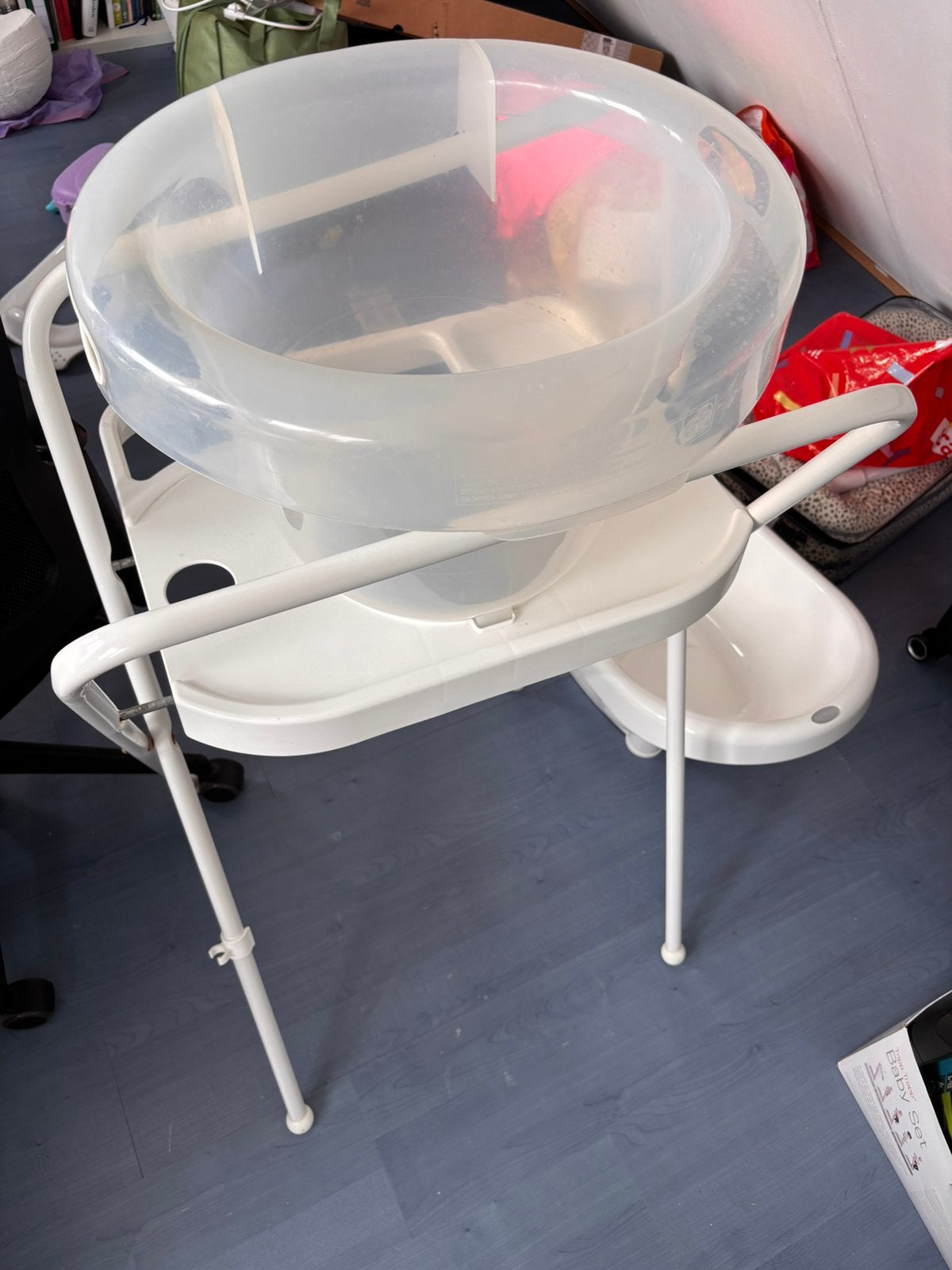 Bad en tummytub, Kinderen en Baby's, Badjes en Verzorging, Ophalen, Gebruikt, Badje, Bébé-jou
