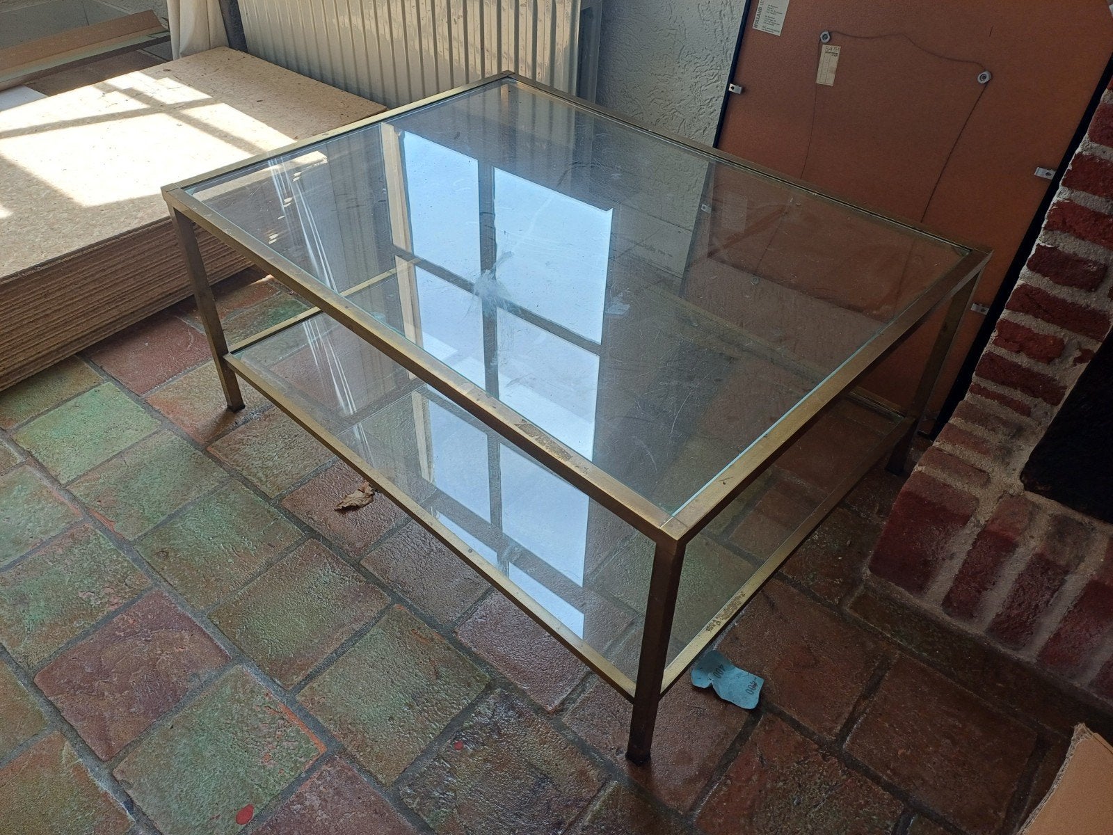 Salontafel, Huis en Inrichting, Tafels | Salontafels, Ophalen, Gebruikt, 100 tot 150 cm, 50 tot 100 cm