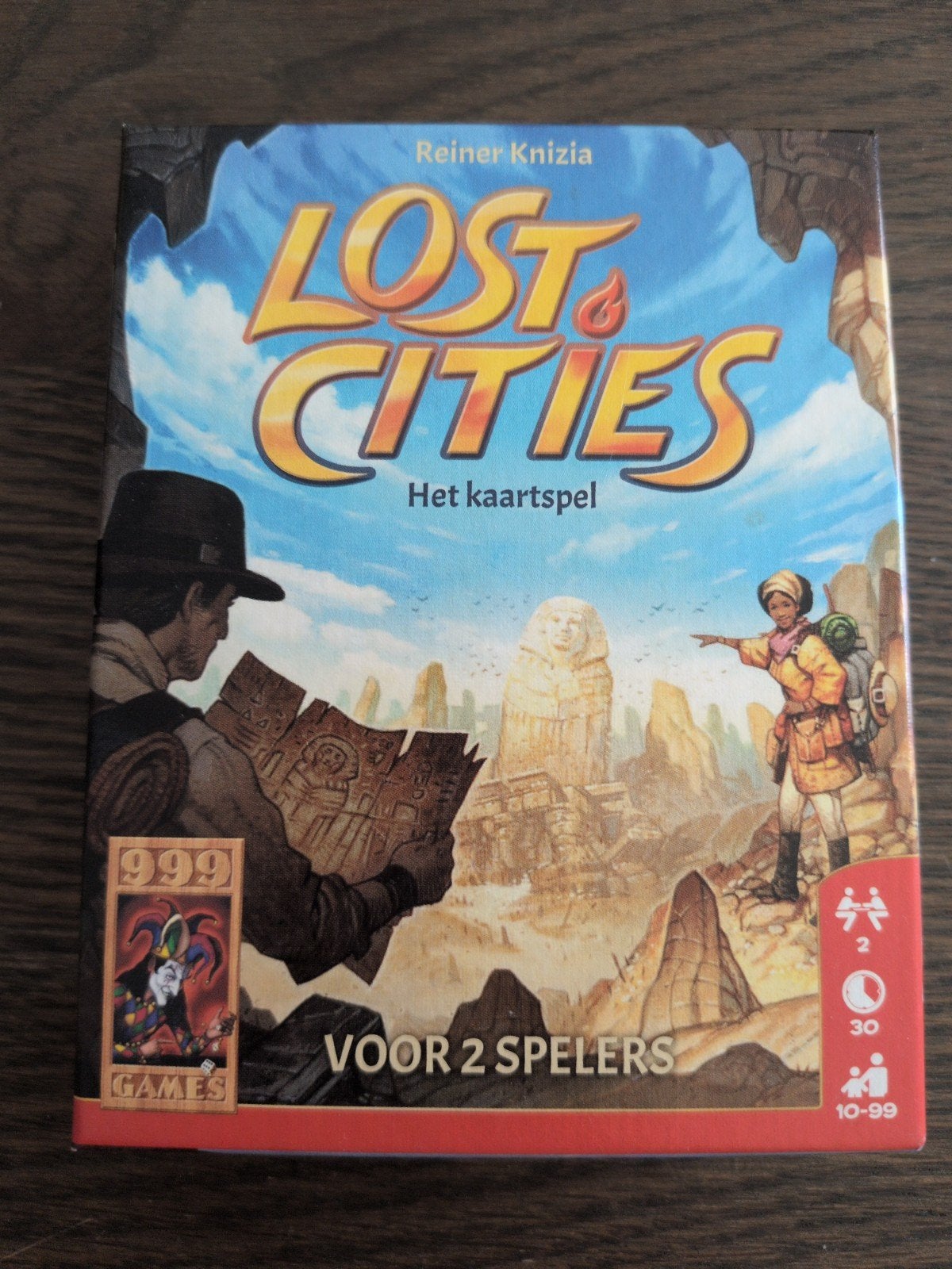 Lost Cities: Het kaartspel - Strategisch bordspel, Een of twee spelers, Ophalen, Zo goed als nieuw, 999 Games