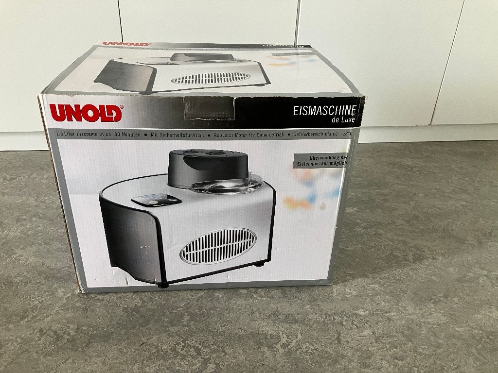 ijsmachine Unold, Ophalen, Zo goed als nieuw, Zelfvriezend