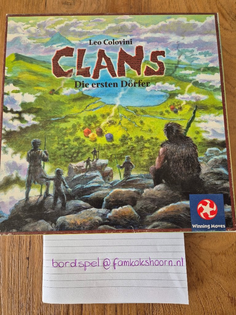Clans, Een of twee spelers, Ophalen of Verzenden, Zo goed als nieuw, Winning Moves