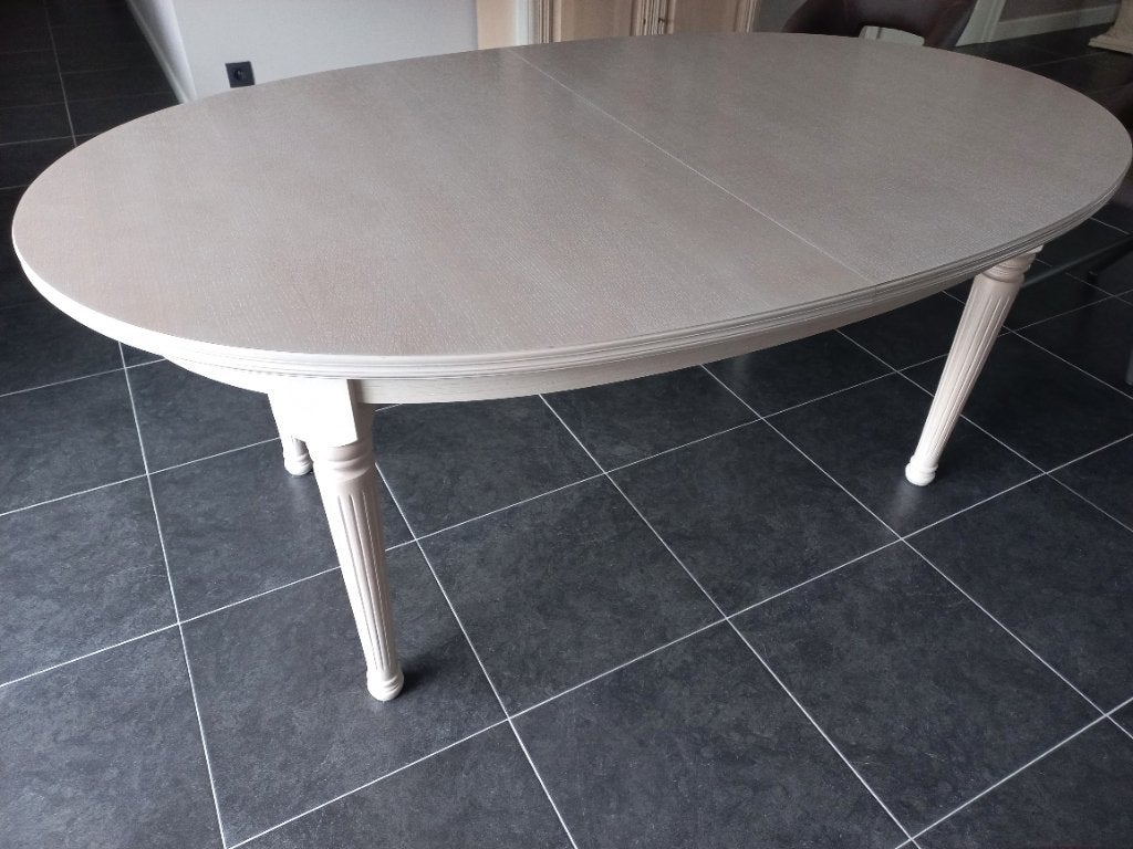 Tafel met stoelen, Huis en Inrichting, Ophalen, Gebruikt, 100 tot 150 cm, Eikenhout