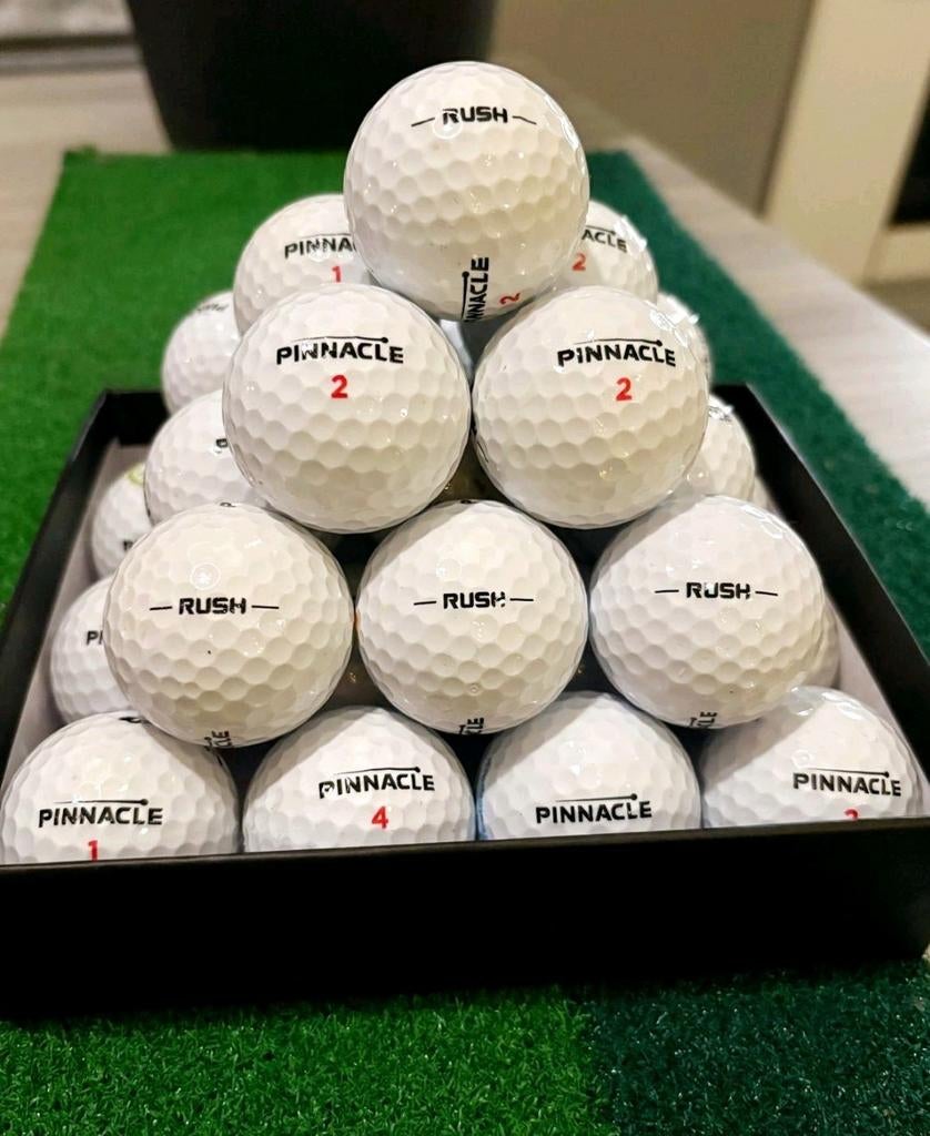 50 Pinnacle Rush Golfballen - Kwaliteit AAAA, Overige merken, Bal(len), Ophalen of Verzenden, Zo goed als nieuw