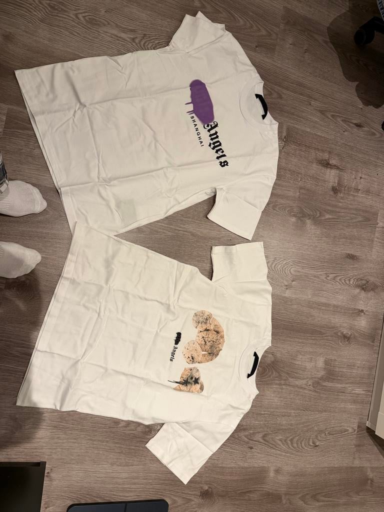 Palm Angels T-shirts - maat M, Ophalen of Verzenden, Nieuw, Maat 48/50 (M), Wit