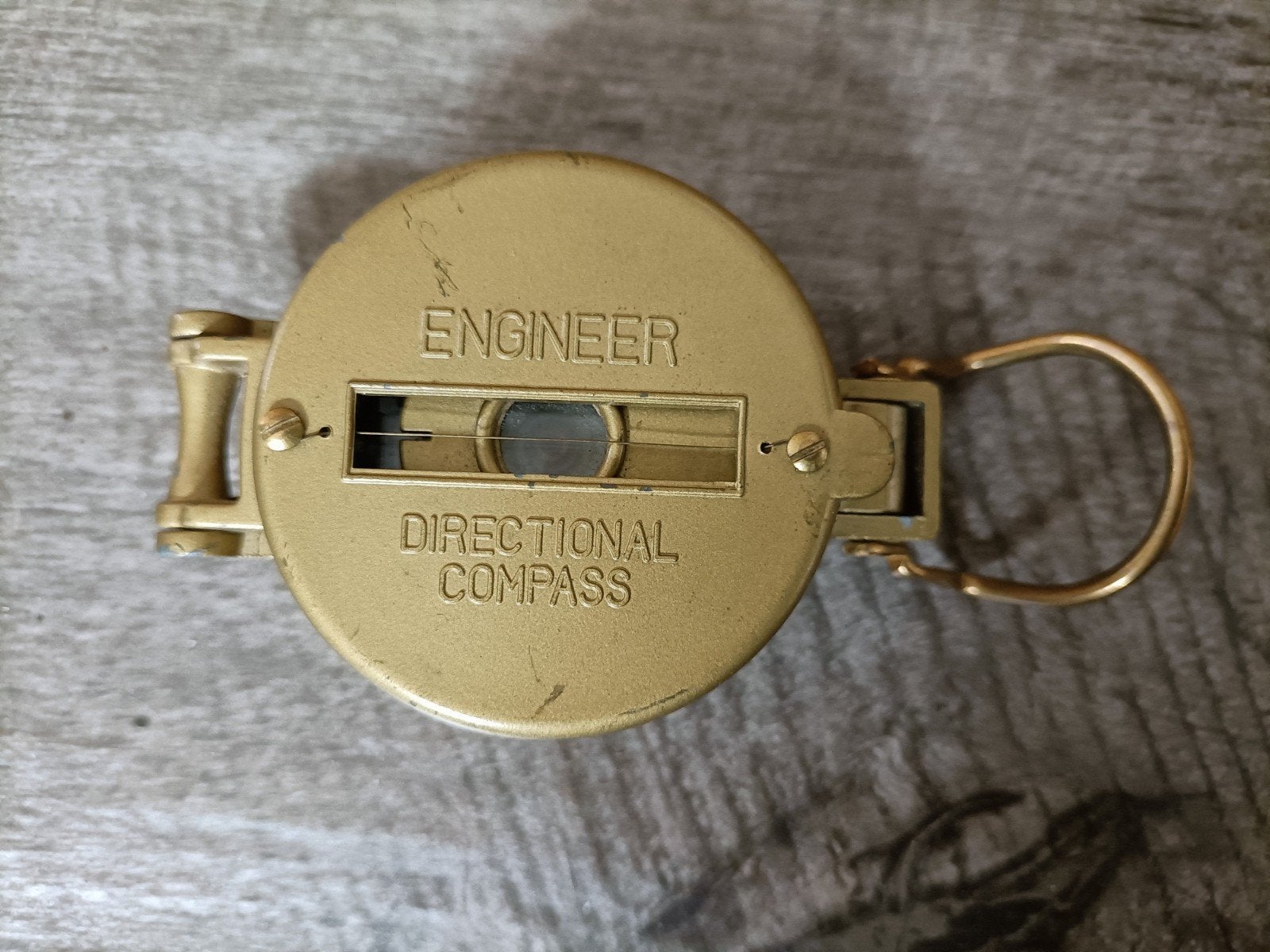 Vintage militair engineer directional compass., Antiek en Kunst, Ophalen