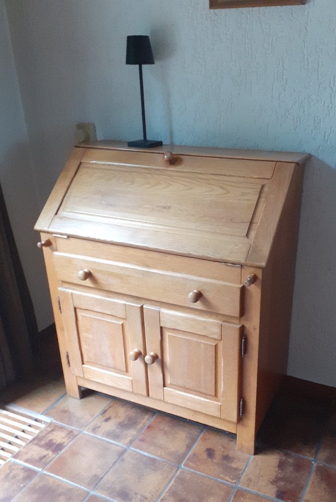eiken secretaire, Ophalen, Gebruikt