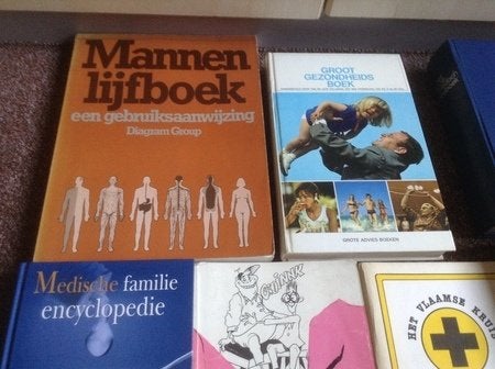 Medische boeken van;mannen,gezondheid,EHBO,encyclopedie,home, Ophalen of Verzenden, Zo goed als nieuw, Overige onderwerpen, Diverse auteurs