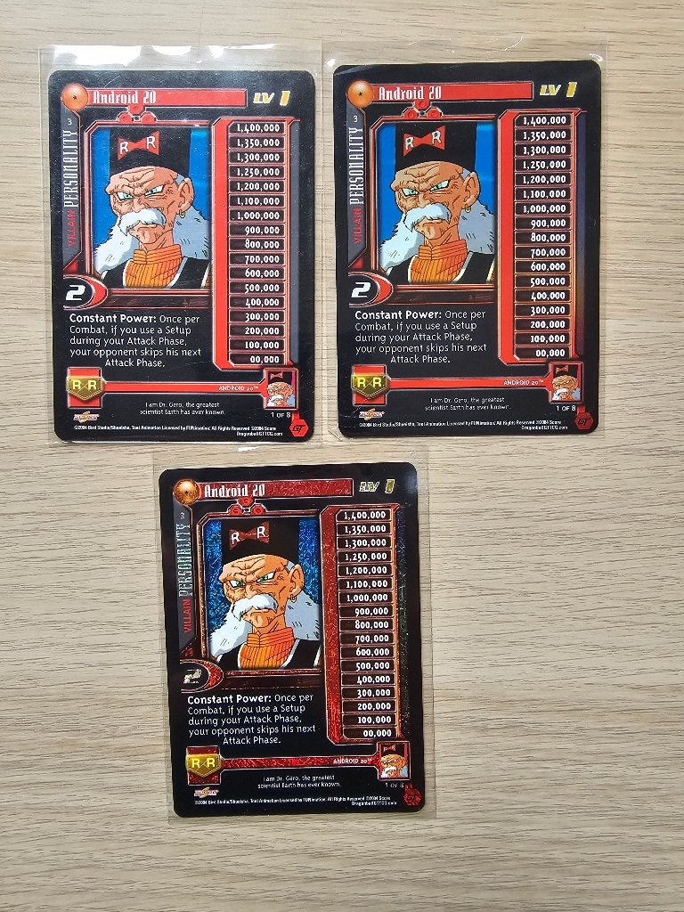 Dragonball GT, Ophalen of Verzenden, Zo goed als nieuw, Meerdere kaarten, Foil