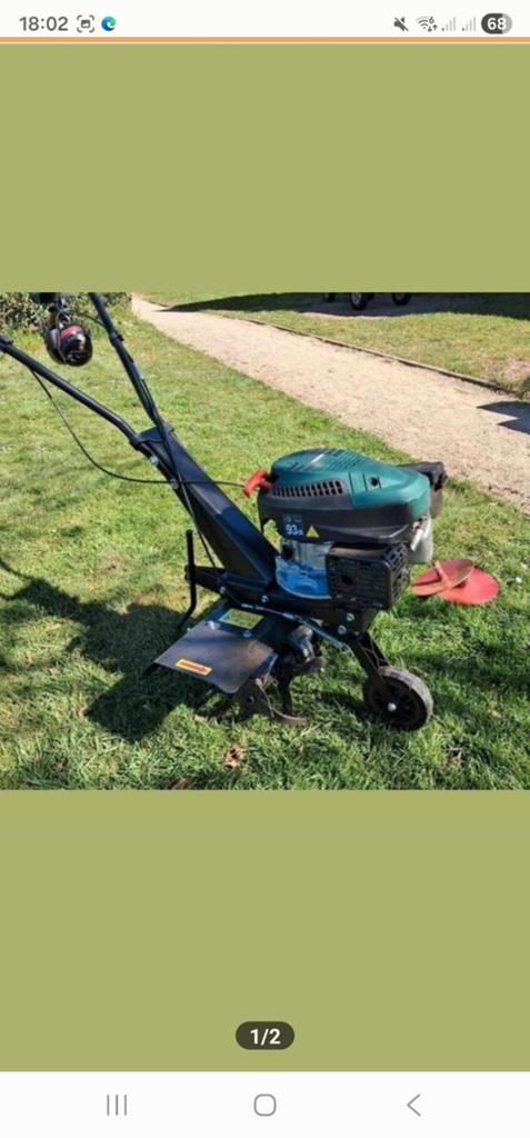 Tuinfrees te huur - Benzine - Ideaal voor uw tuin, Ophalen of Verzenden, Gebruikt, 50 cm of meer, Benzine-grasmaaier