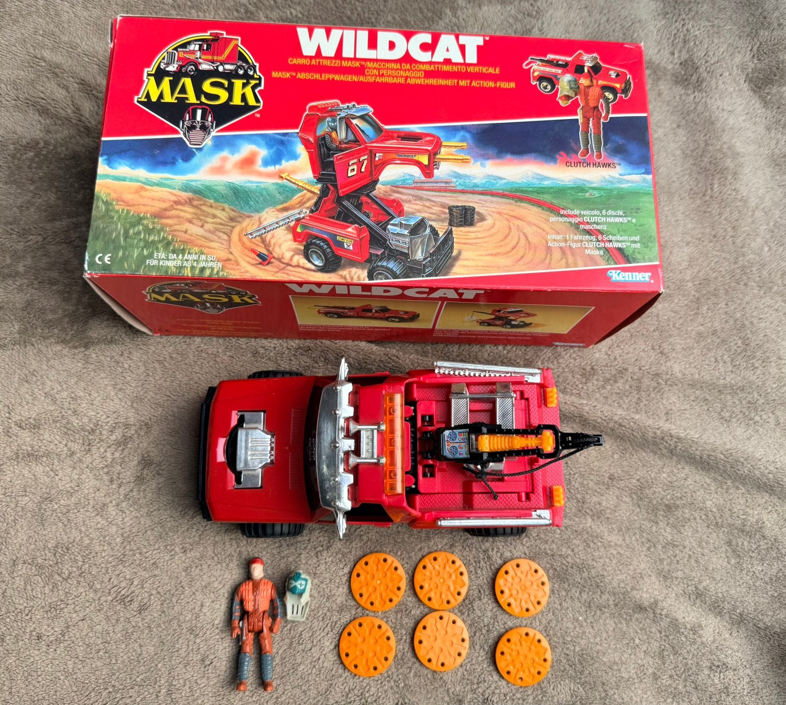 M.A.S.K. Wildcat compleet, Verzamelen, Verzenden, Gebruikt