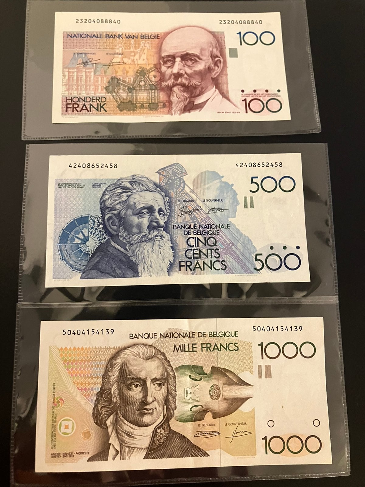 Set belgische francs van zeer mooi kwaliteit!!, Postzegels en Munten, Ophalen of Verzenden, Setje