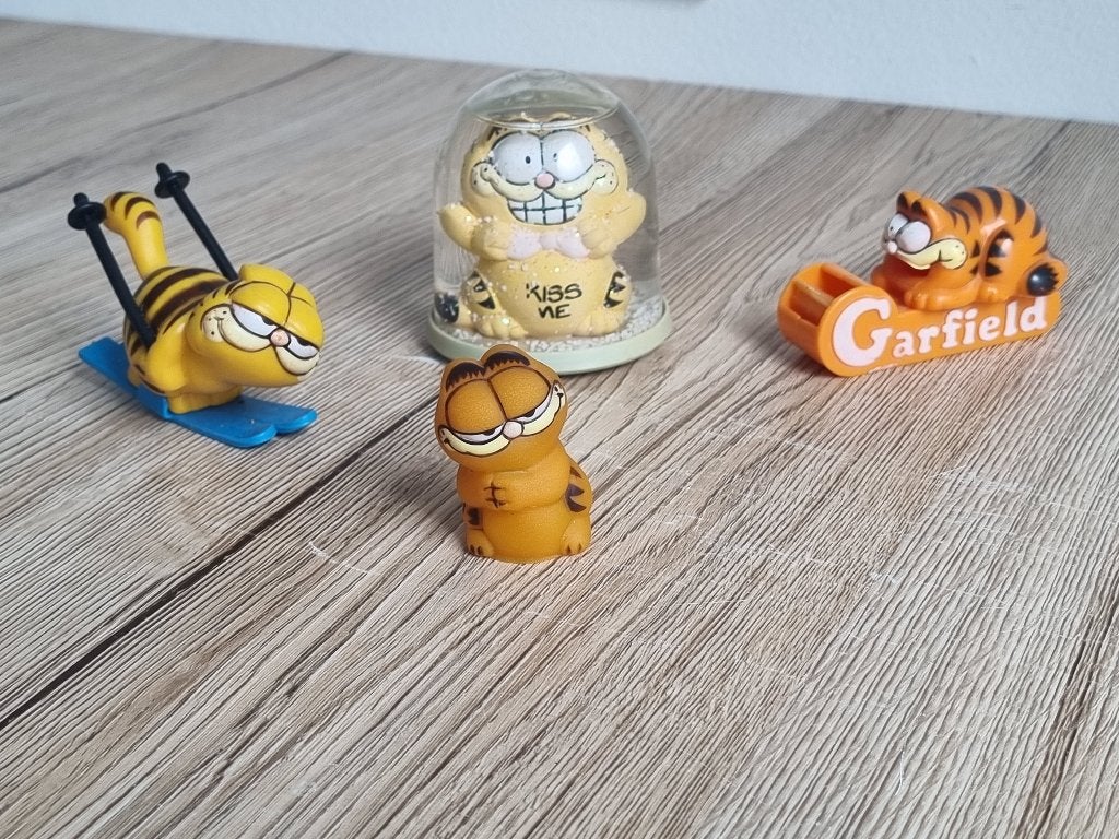 Mooie Zeldzame Vintage Verzameling van Poes Kat Garfield, Verzenden, Gebruikt, Dier