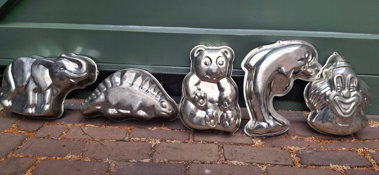 5x Vintage Bakblikken, Ophalen of Verzenden