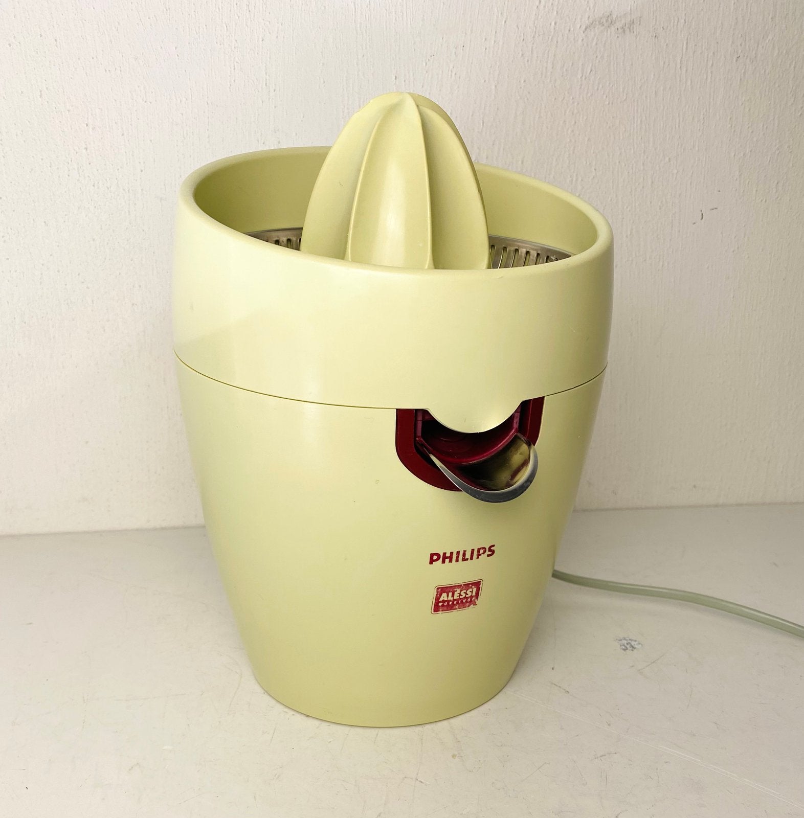 Alessi Philips citrus-pers , jaren 90, Elektrisch, Via Privata Alessi, 6, 28887 Omegna VB, Italië, Gebruikt, Citruspers