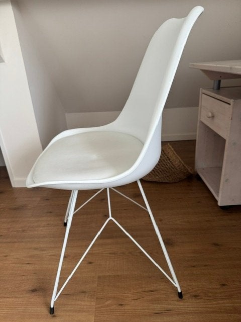 Bureaustoel wit, Huis en Inrichting, Bureaustoelen, Gebruikt, Bureaukruk, Wit, Ophalen