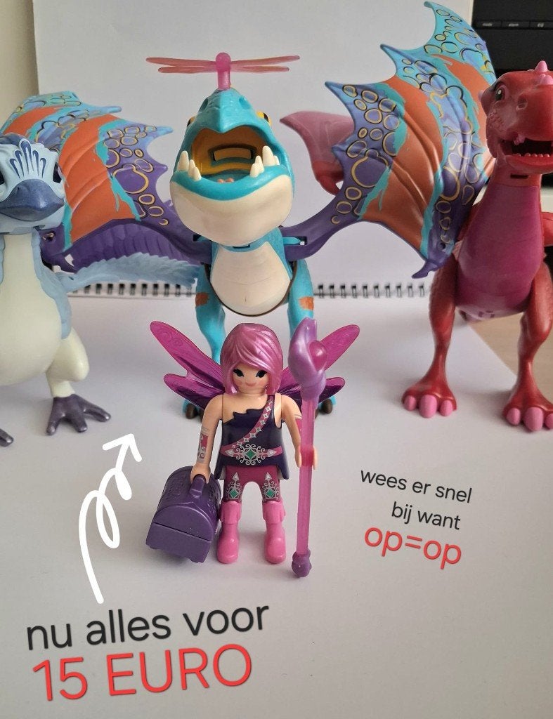 Playmobile draken, Gebruikt, Losse onderdelen, Ophalen of Verzenden, Dragons