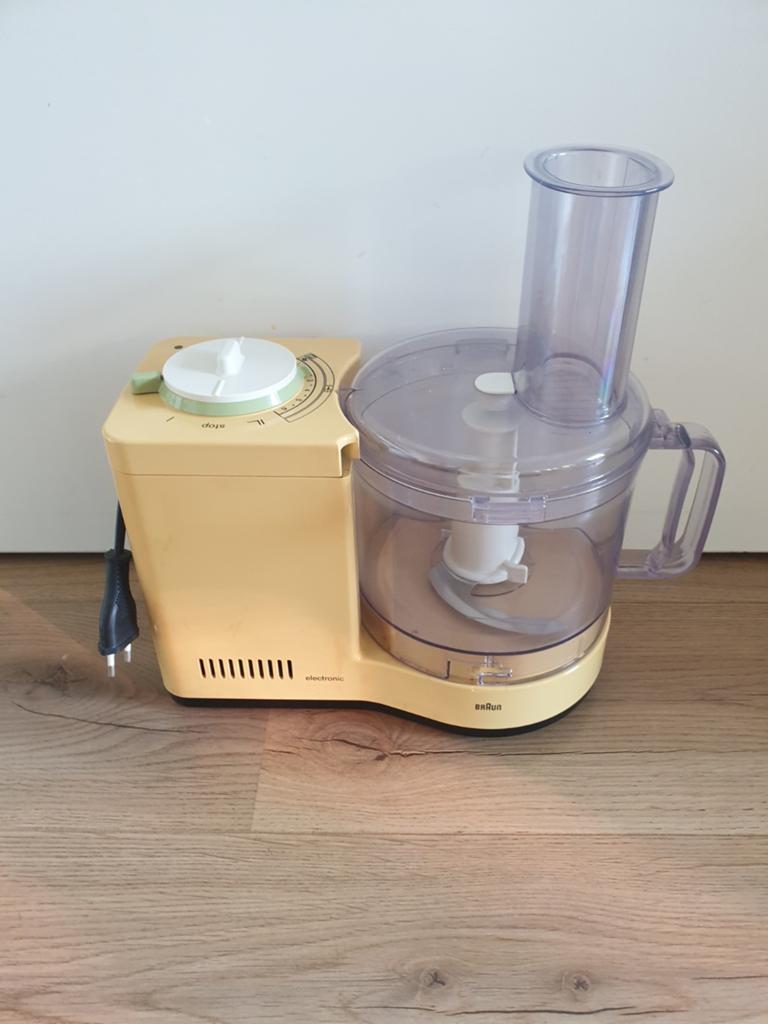 Braun Keukenmachine Type 4263 - Vintage Foodprocessor, Witgoed en Apparatuur, Keukenmixers, Gebruikt, 1 tot 2 liter, 2 snelheden