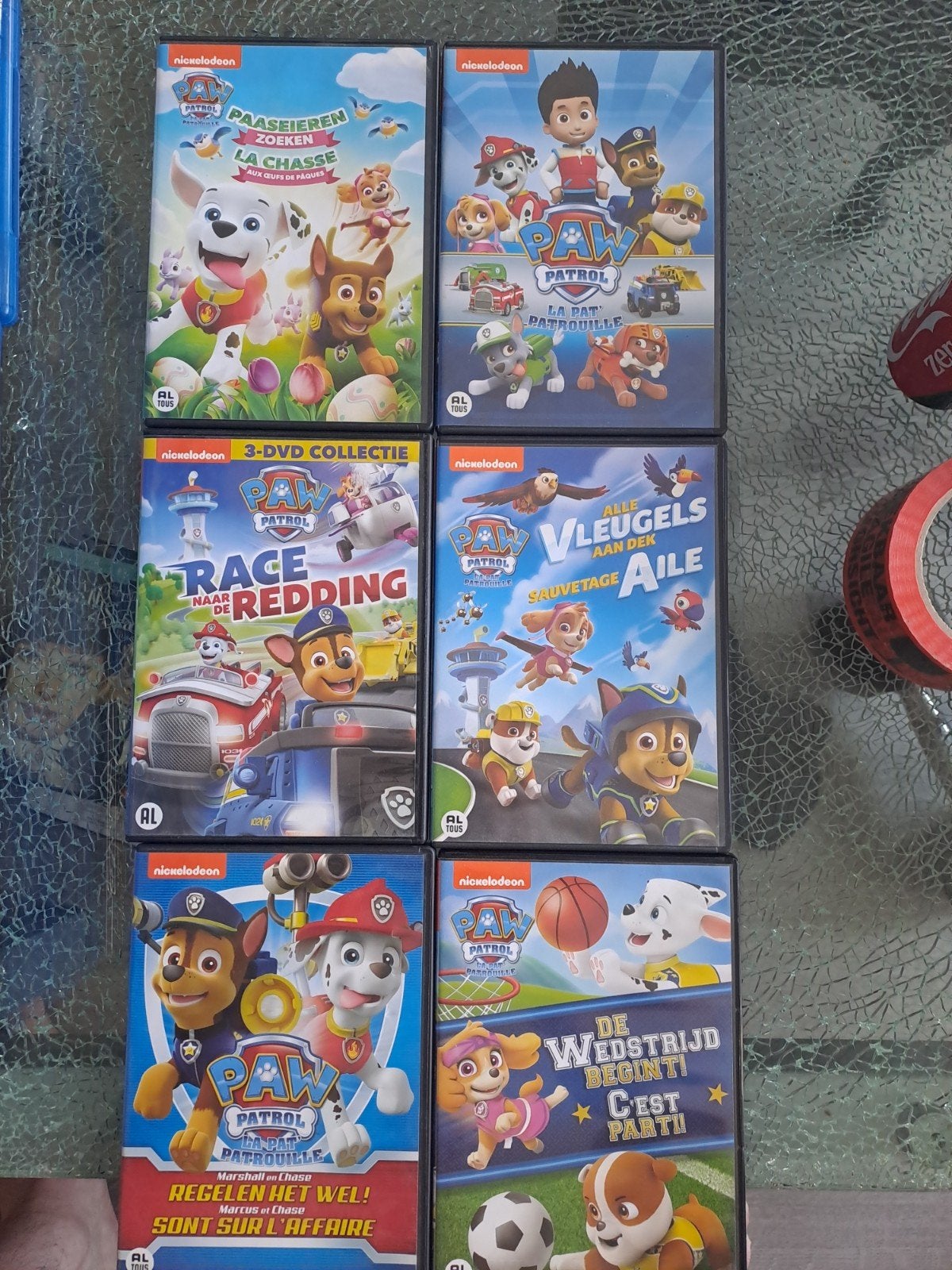 paw patrol - 6x (dvd), Alle leeftijden, Ophalen of Verzenden, Zo goed als nieuw