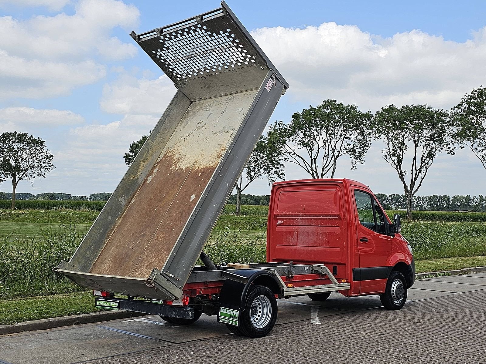 MERCEDES-BENZ SPRINTER 514 kipper 3.5t-ahg mbux, Auto's, Gebruikt, Euro 6, 143 pk, Mercedes-Benz