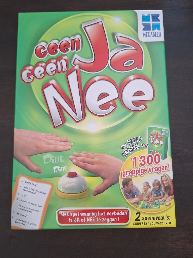Geen Ja, Geen Nee - Gloednieuw, Vijf spelers of meer, Ophalen, Nieuw, Megableu