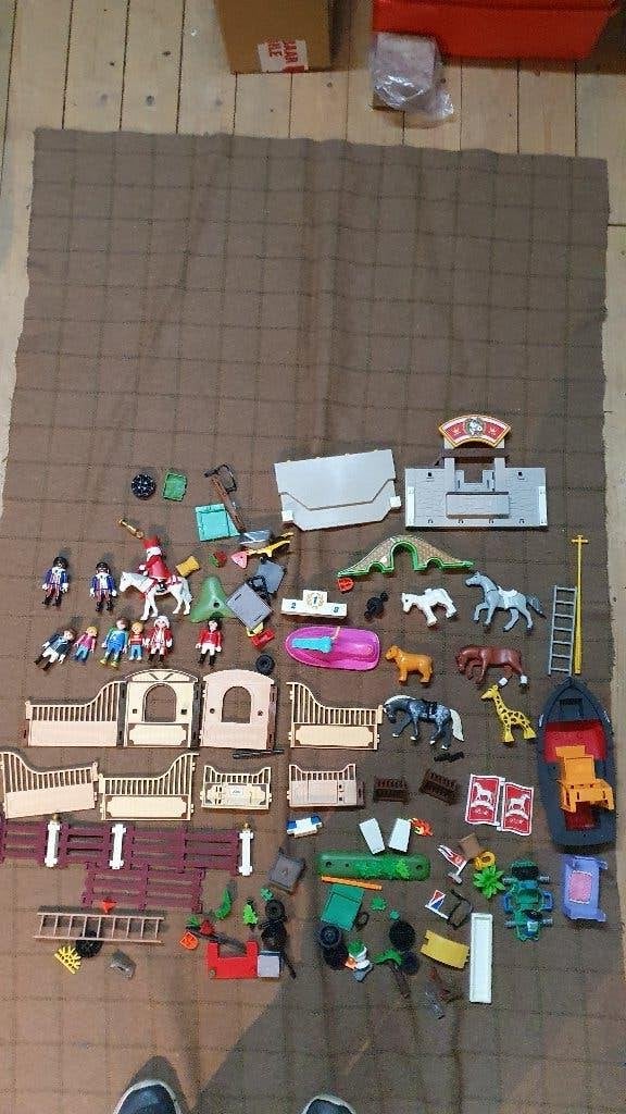 2 kilo Playmobil in prima staat. Opsturen of opha-, Ophalen of Verzenden, Zo goed als nieuw, Losse onderdelen