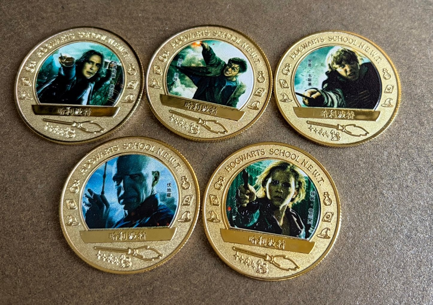 Set Harry Potter verzamelmunten, Ophalen of Verzenden, Zo goed als nieuw