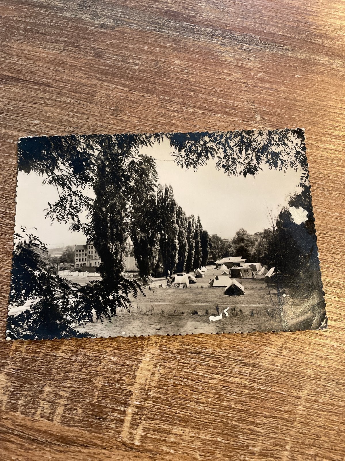 Oude ansichtkaart Bad Aachen Campingplatz Passtrasse 1962, Ophalen of Verzenden, 1960 tot 1980, Gelopen, Duitsland
