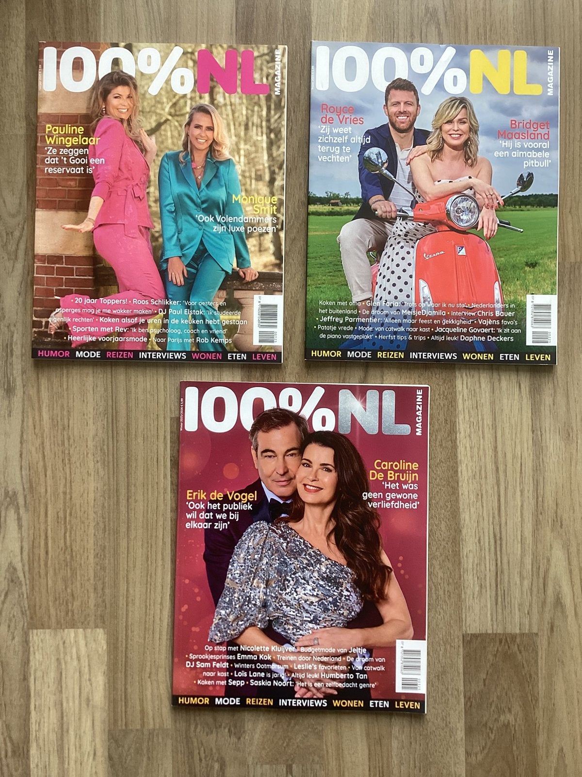 3 x 100% NL magazine 2025 / 2026, Ophalen of Verzenden, Zo goed als nieuw, Gossip of Showbizz