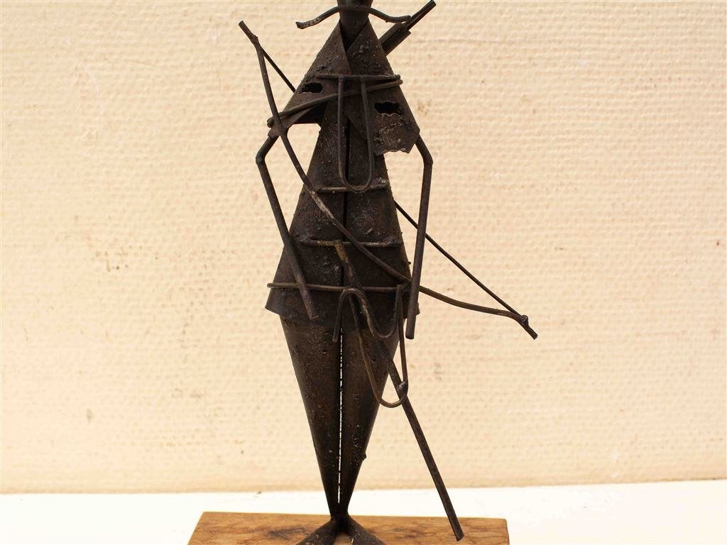 beeld van een Sculptuur soldaat 38465, Verzamelen, Ophalen of Verzenden, Gebruikt, Mens