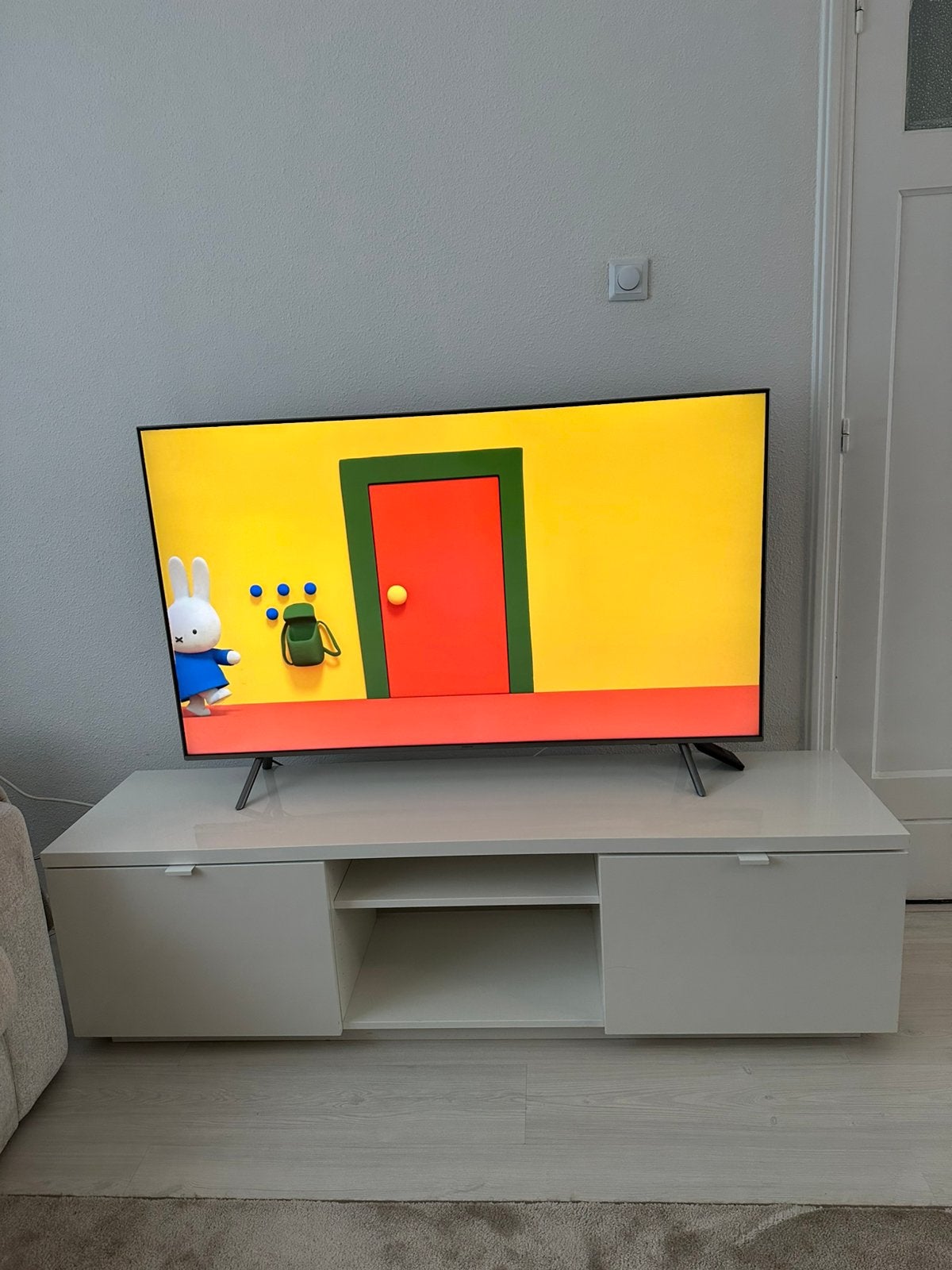 Gratis tv meubel wit, Ophalen, Zo goed als nieuw, 25 tot 50 cm, Minder dan 100 cm