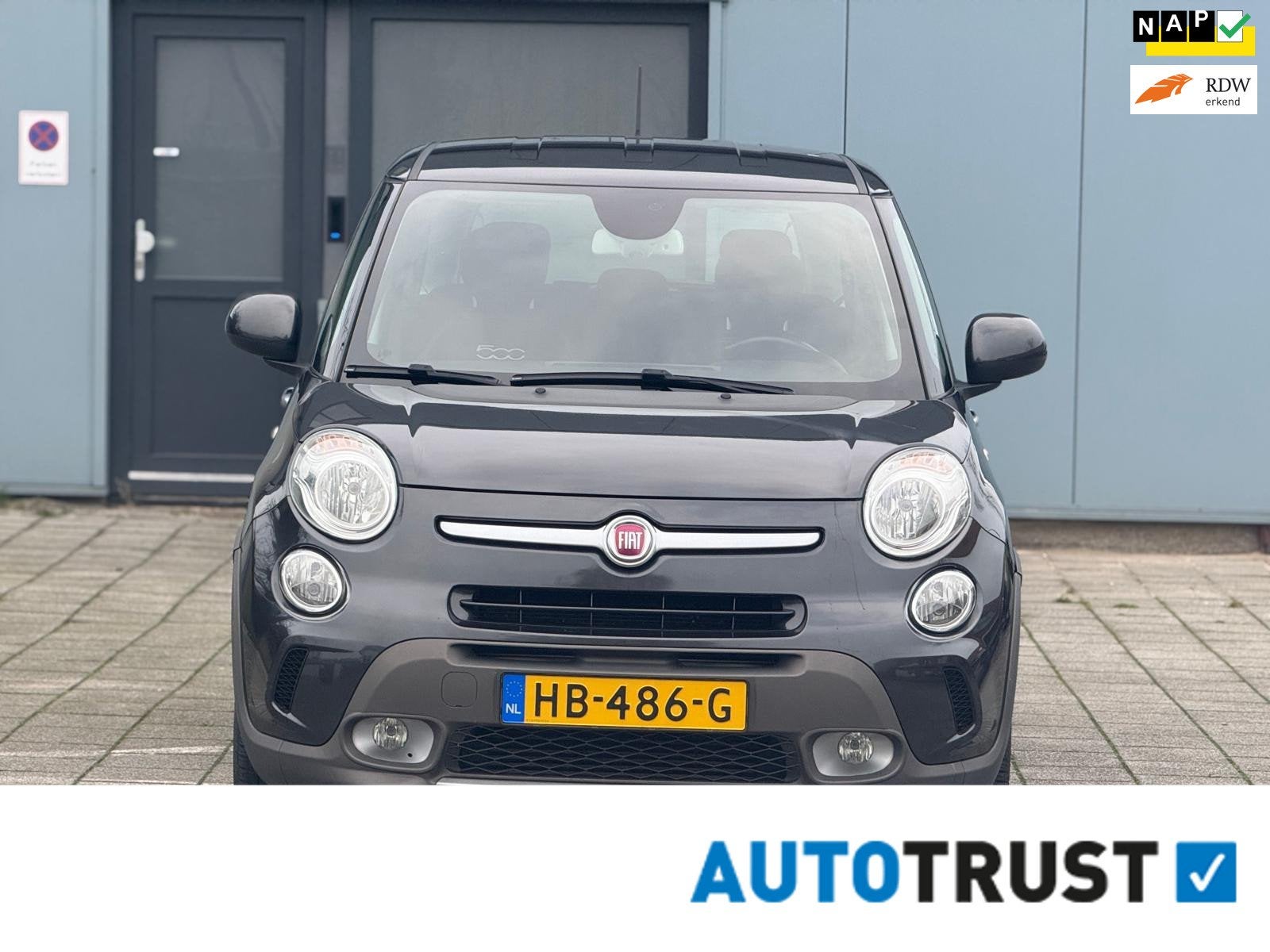 Fiat 500 L 0.9 TwinAir,apk okt 2027,1eigenaar,navigatie, cru, Auto's, Voorwielaandrijving, Gebruikt, Euro 6, Leder en Stof