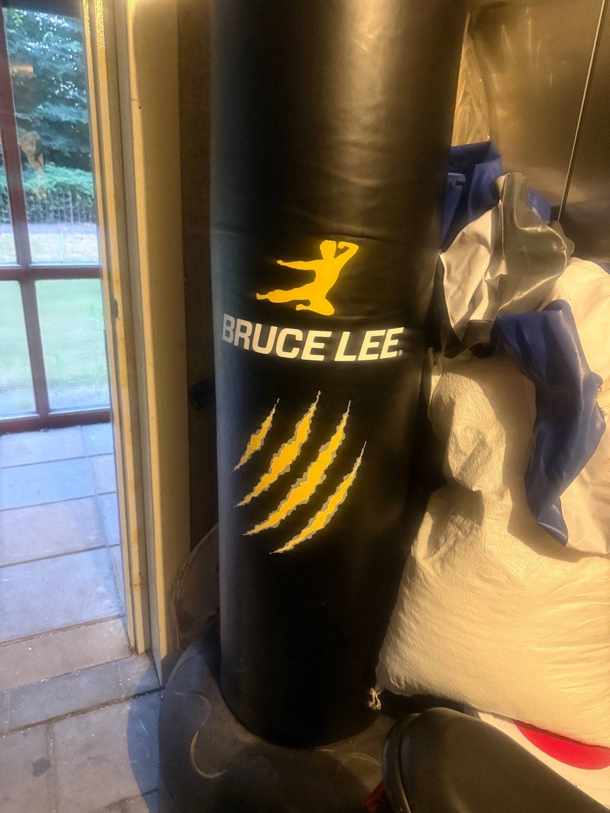 Bruce Lee bokszak - Zwart, zo goed als nieuw, Ophalen, Zo goed als nieuw, Overige, Vechtsportmateriaal