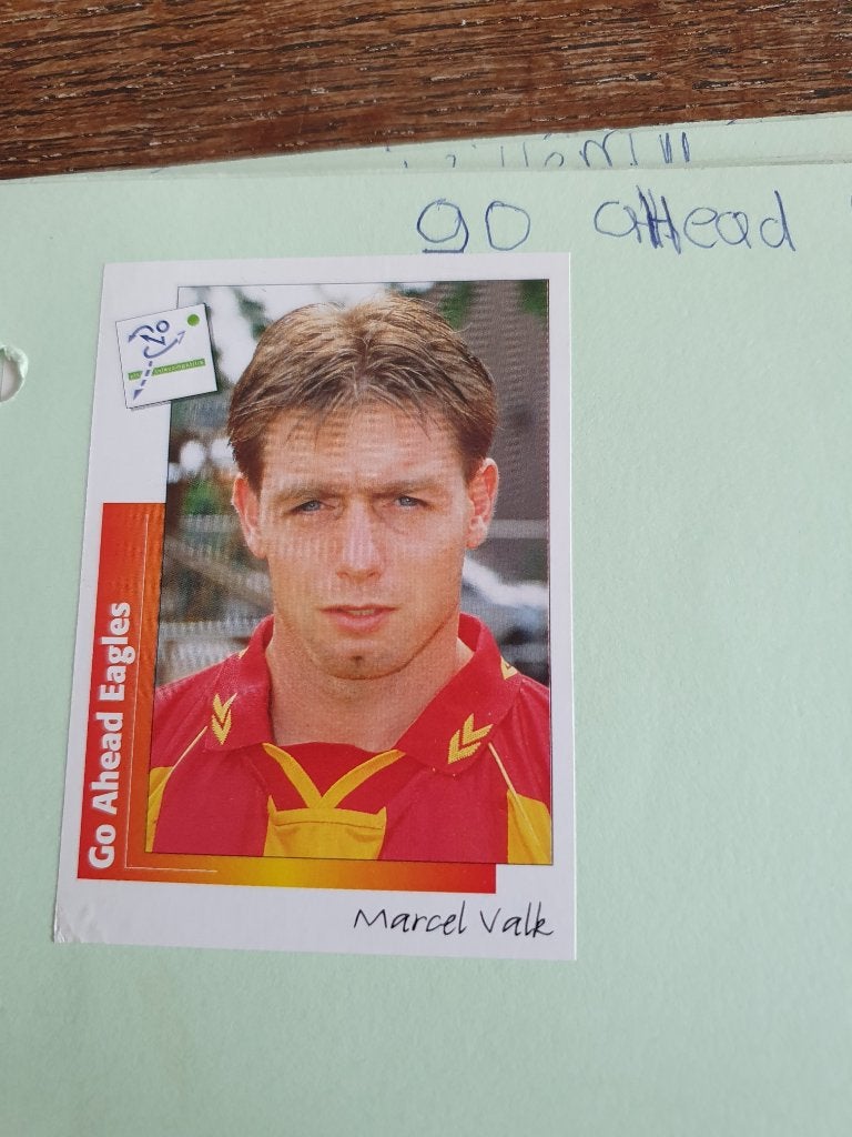 Panini Go Ahead Eagles, Verzamelen, Ophalen of Verzenden, Gebruikt, Overige binnenlandse clubs, Poster, Plaatje of Sticker