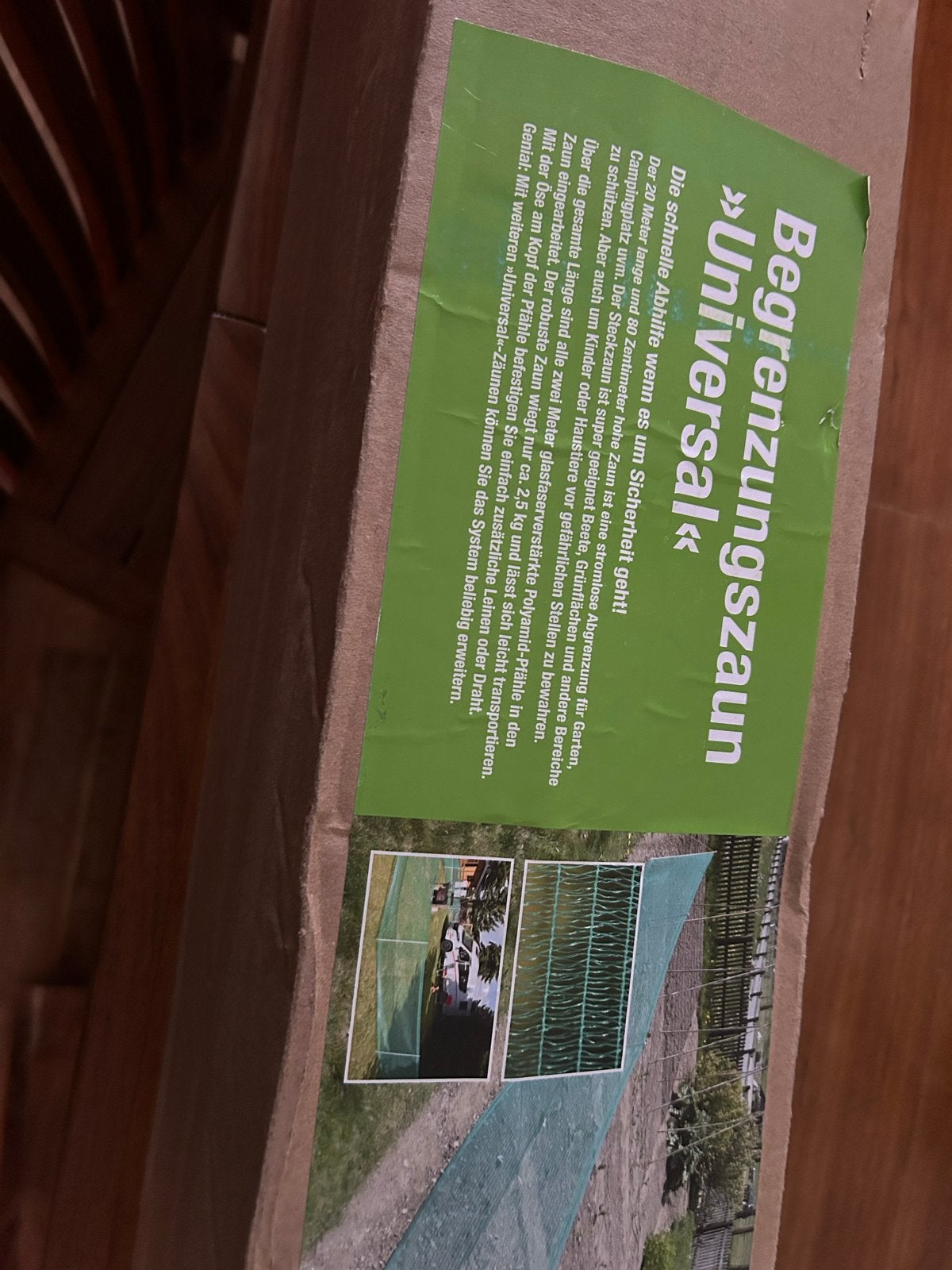 Universeel Begrenzingshek - 20m lang, groen, Tuin en Terras, Ophalen, Nieuw, Kunststof, Gaashekwerk