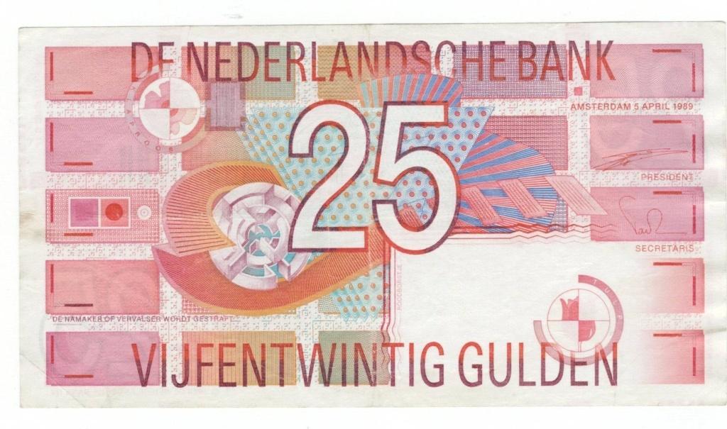 25 Gulden Roodborsje, Postzegels en Munten, Bankbiljetten | Nederland, Verzenden, 25 gulden, Los biljet