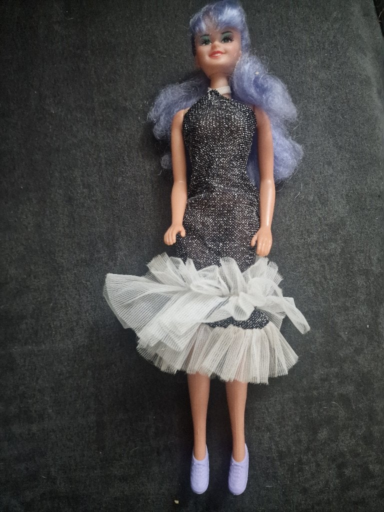 Vintage barbie uit de jaren 80, Verzamelen, Ophalen of Verzenden, Gebruikt, Pop