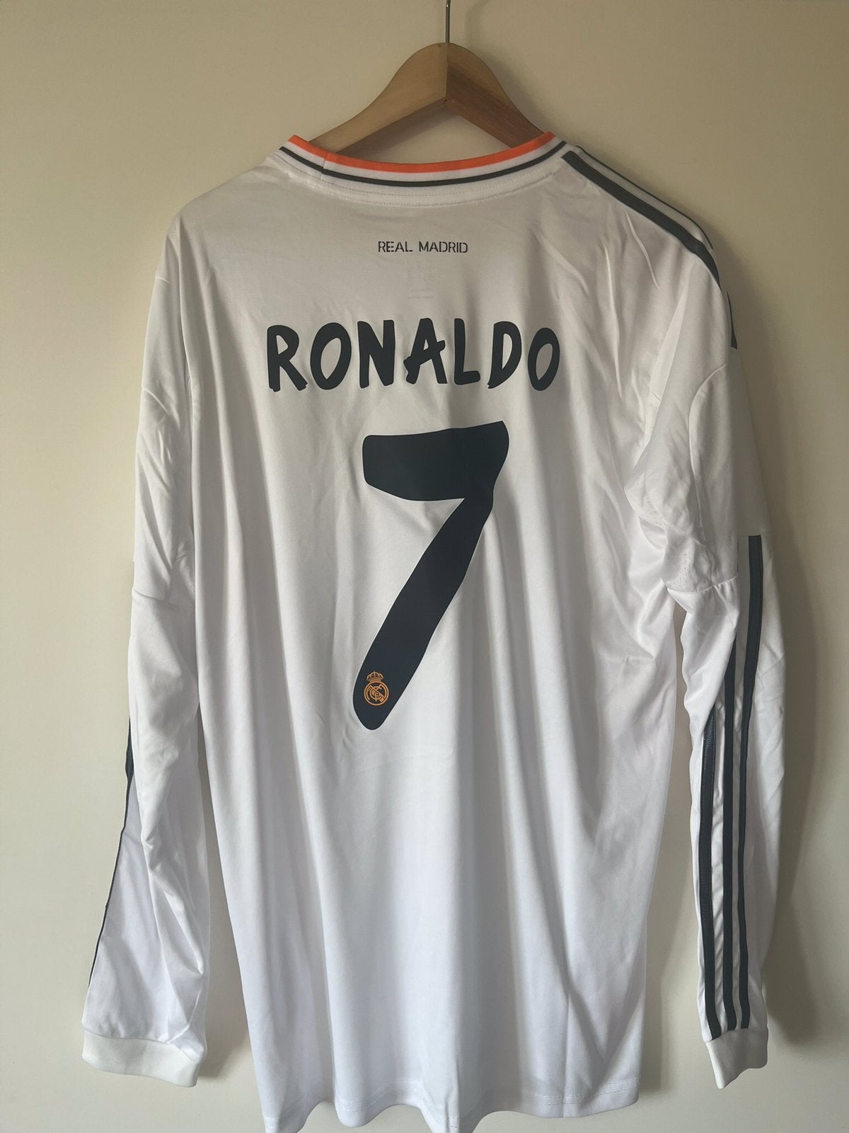 Ronaldo real madrid retro voetbalshirt maat L, Ophalen of Verzenden, Zo goed als nieuw, Buitenlandse clubs, Shirt