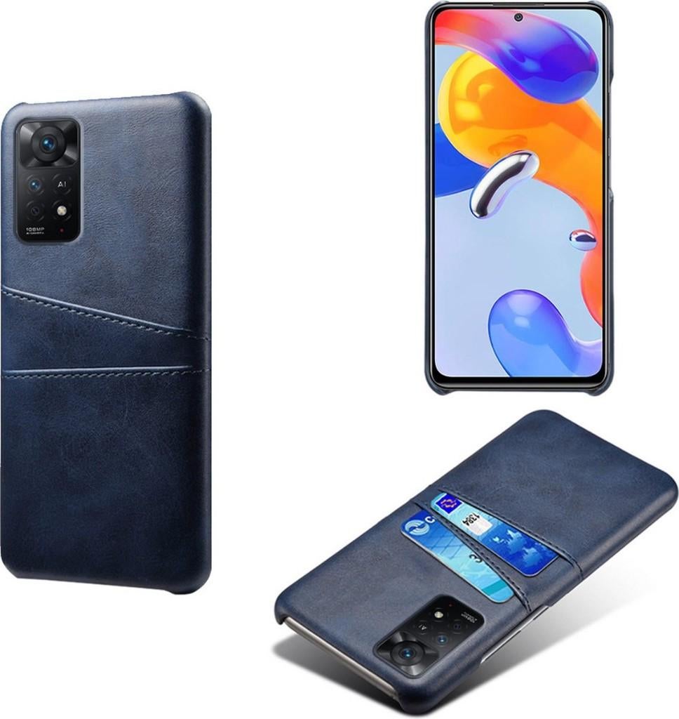 Backcover + Screenprotector voor Redmi Note 11 Pro _ Blauw, Verzenden, Nieuw, Hoesje of Tasje