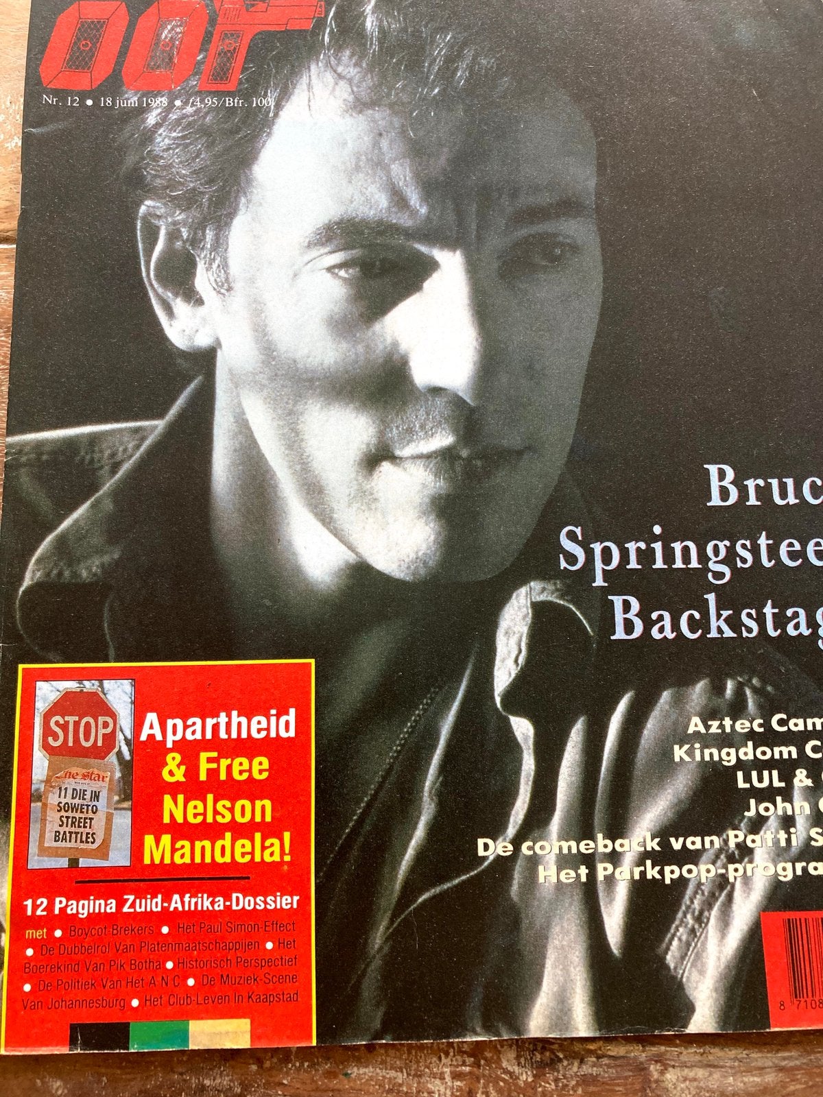 OOR Magazine 1988 BRUCE SPRINGSTEEN John Cage AZTEC CAMERA, Ophalen of Verzenden, Zo goed als nieuw, Muziek, Film of Tv
