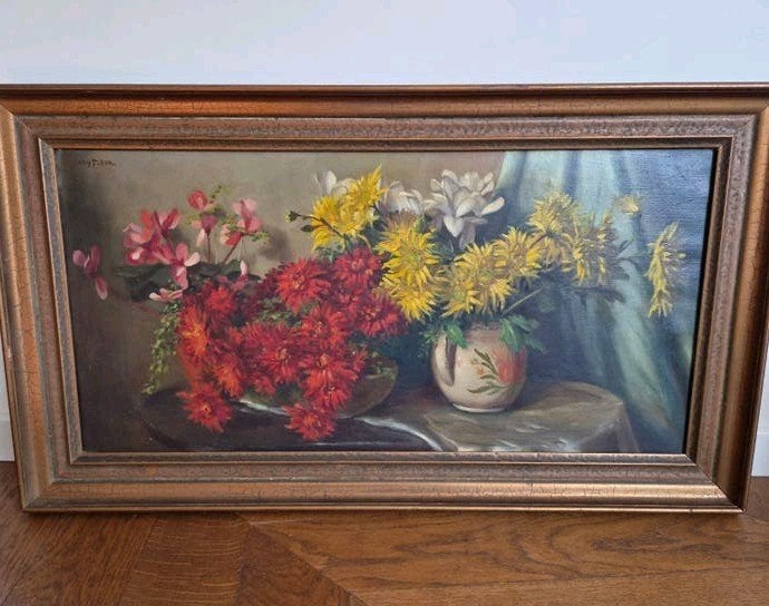 Olieverfschilderij Willy Fleur, Ophalen