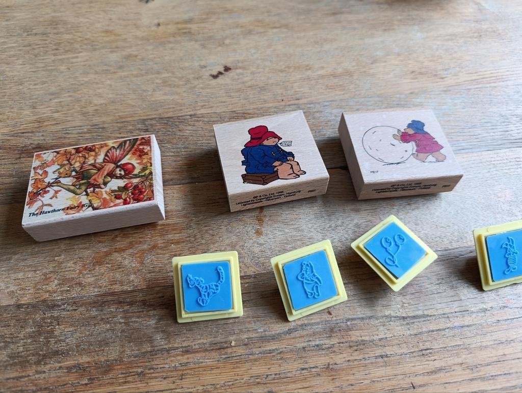 Stempels Winny de pooh, Hobby en Vrije tijd, Stempelen, Ophalen of Verzenden, Zo goed als nieuw