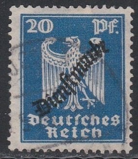 Rijk 1924 108 Dienst 20p, Gest, Postzegels en Munten, Ophalen of Verzenden, Overige periodes, Gestempeld