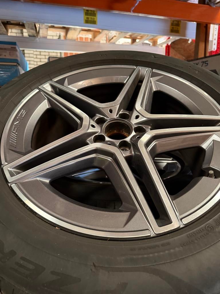 Mercedes AMG velgenset GLE – originele set, Ophalen, Gebruikt, 275 mm, Band(en)