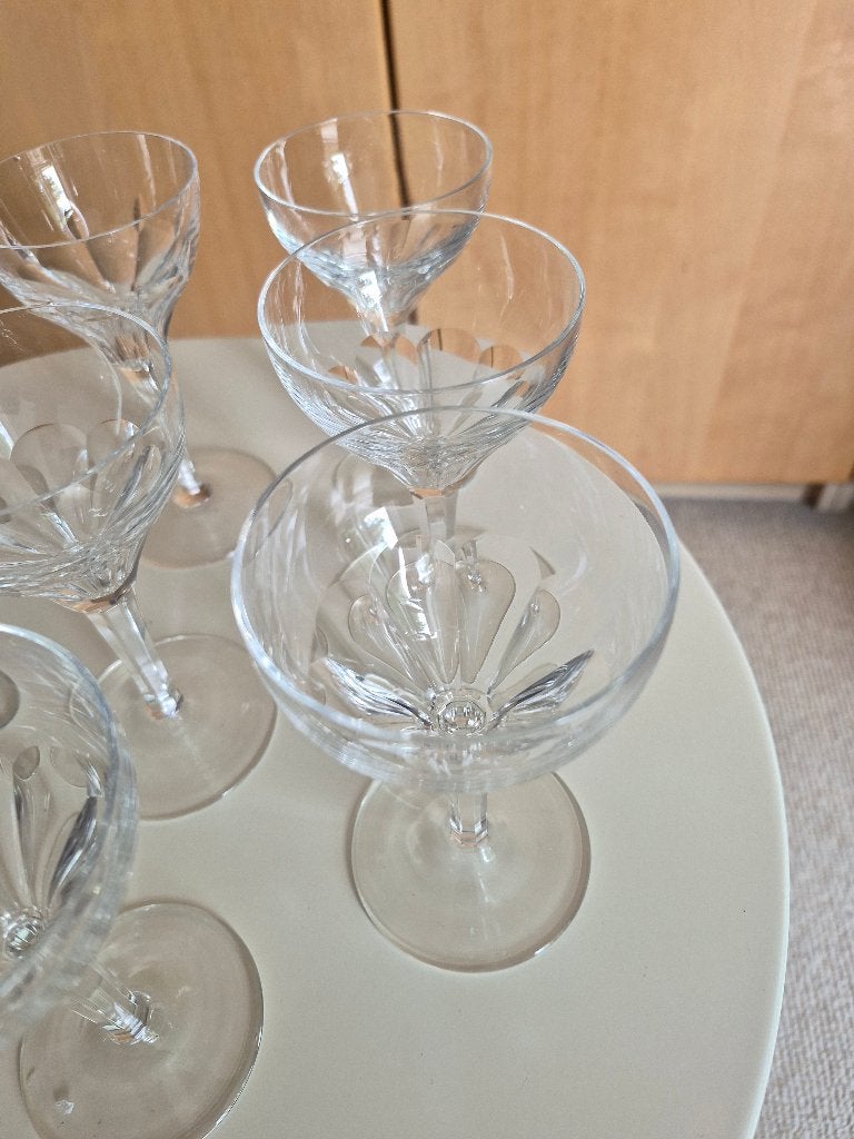 Wijnglazen Val St. Lambert kristal, Ophalen