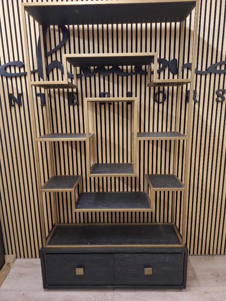 wand vakkenkast met laden model Hunter *Richmond Interiors*, Ophalen, Richmond Interiors, 200 cm of meer, Nieuw