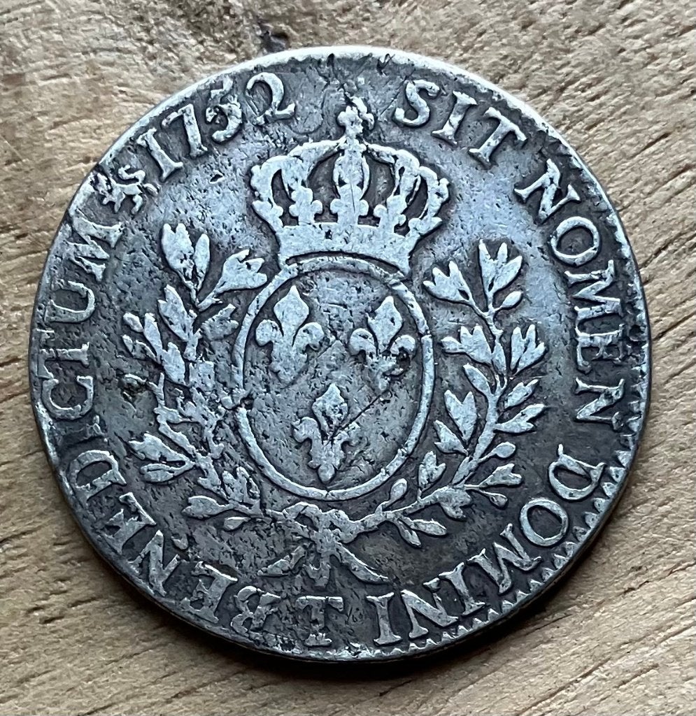 Zilveren Franse Ecu 1752, Ophalen, Buitenland, Munten